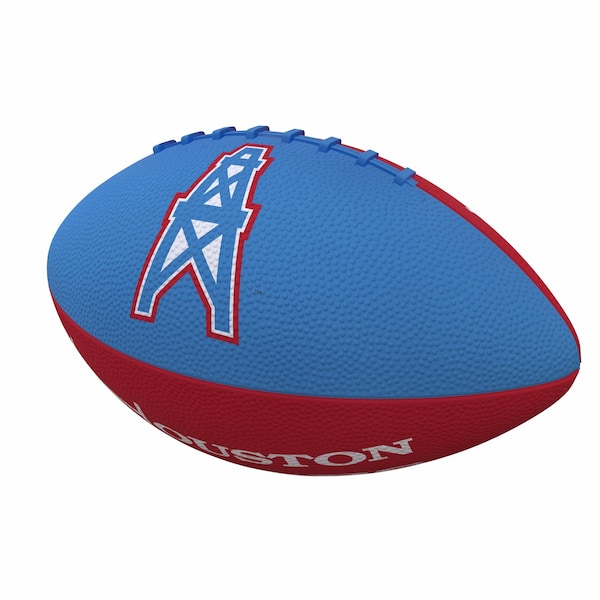 Logo Brands Houston Oilers Pinwheel Junior Size Rubber Football 631V-93JR-2 - main